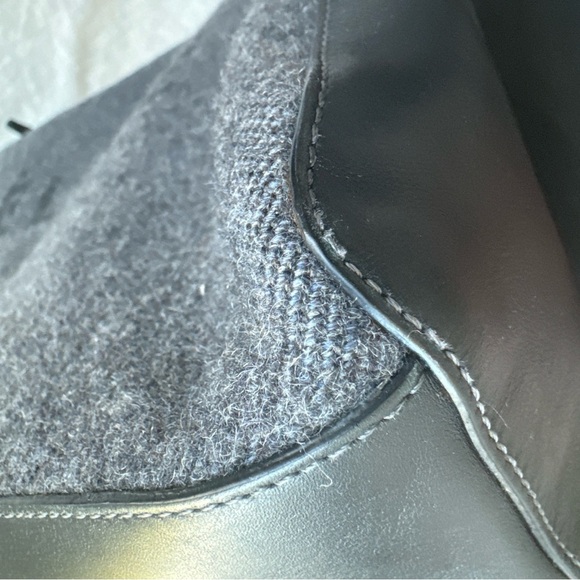 Celine Wool Leather Tote Bag - Picture 6 of 10